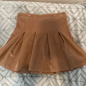 Brown Mini Skirt